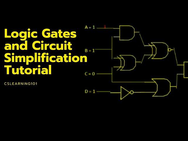 Logic Gates and Circuit Simplification Tutorial
