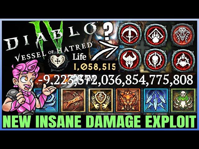 Diablo 4 - New QUINTILLION DAMAGE On EVERY Class Exploit - Free Pit 150 & New Best Spiritborn Build!