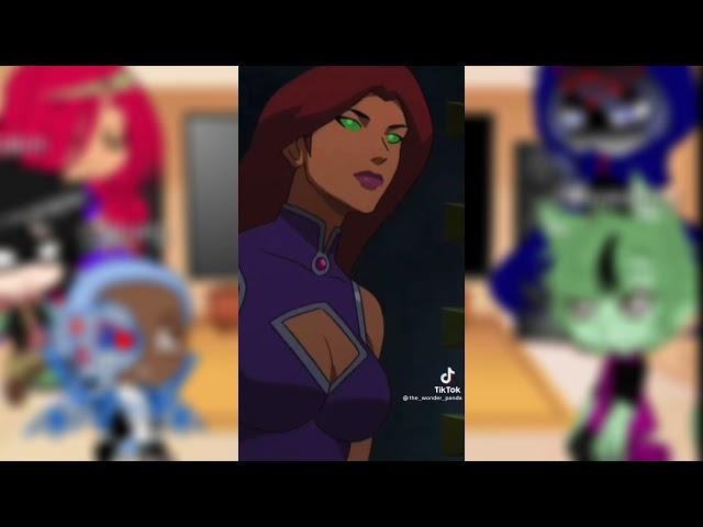 Teen titans reacts to Starfire/kori / Lazy short