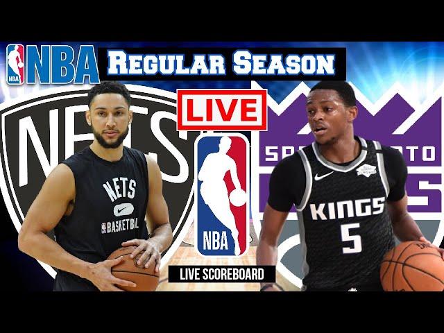 LIVE: BROOKLYN NETS vs SACRAMENTO KINGS | SCOREBOARD | PLAY BY PLAY