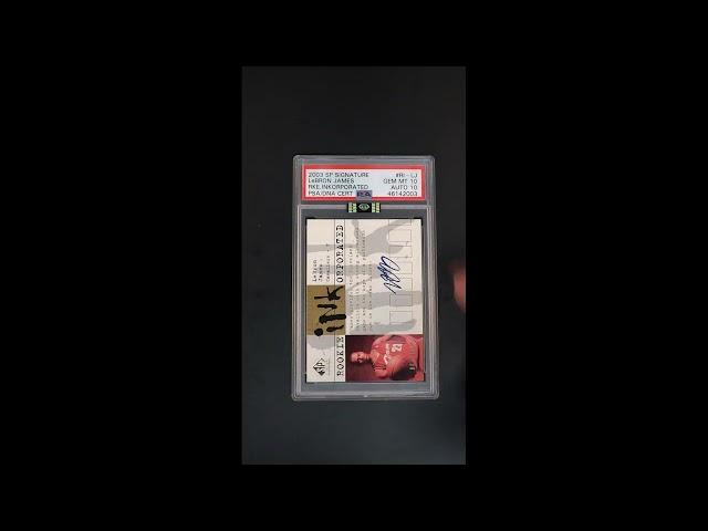 2003 SP Signature Inkorporated LeBron James ROOKIE DNA AUTO 10 /100 #RILJ PSA 10