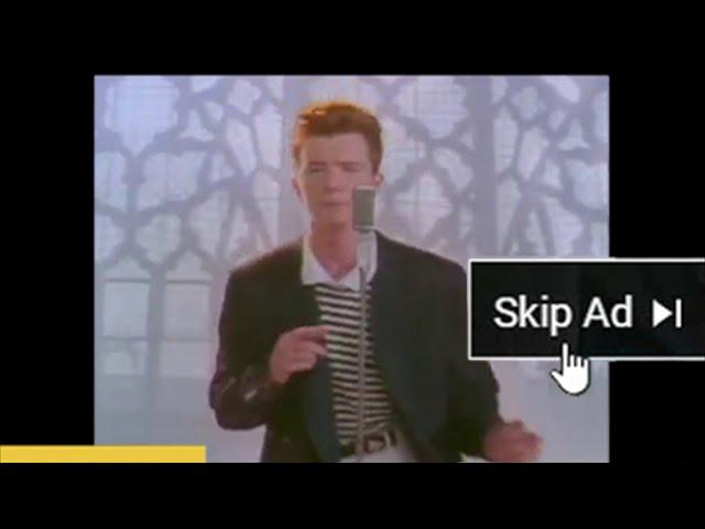 RickRolled by an Ad...