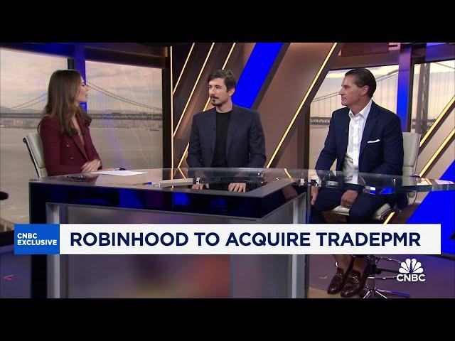 Robinhood to acquire TradePMR for $300 million: Here's what the CEOs have to say