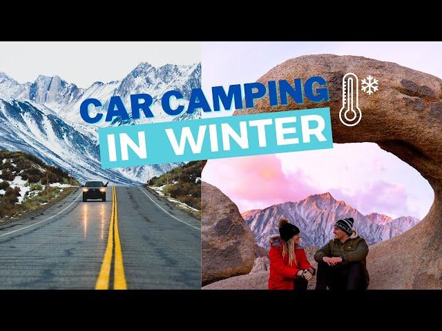 WINTER ROAD TRIP CALIFORNIA | FREEZING OUR BUTTS OFF IN THE EASTERN SIERRA