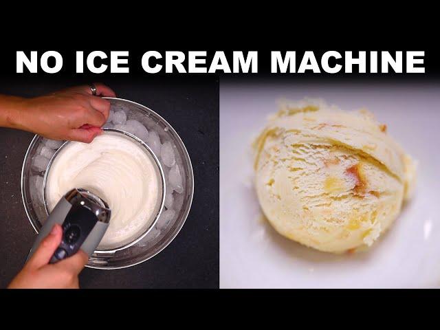 Ice cream made with two bowls —  no machine needed