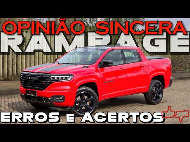 RAM Rampage R/T 2025: Erros e Acertos da PICAPE esportiva. Vale a pena? Preço, consumo, problemas