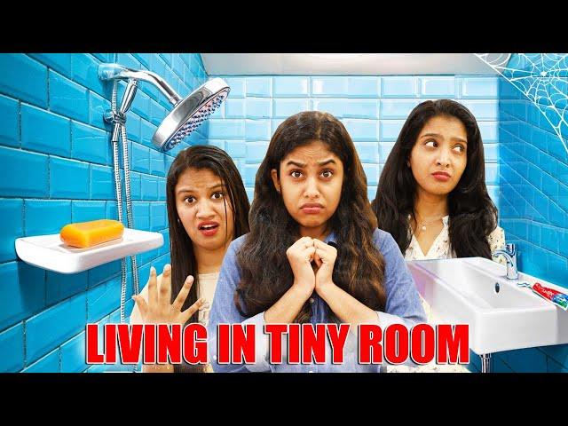 LIVING IN TINY ROOM FOR 24 HOURS CHALLENGE  | ഇത്രയും ചെറിയ റൂമിൽ ഒരു ദിവസം  | PULLOTHI