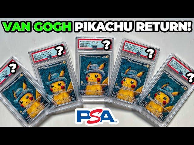 I Grade Pokemon x Van Gogh Pikachu Promo Card with PSA!