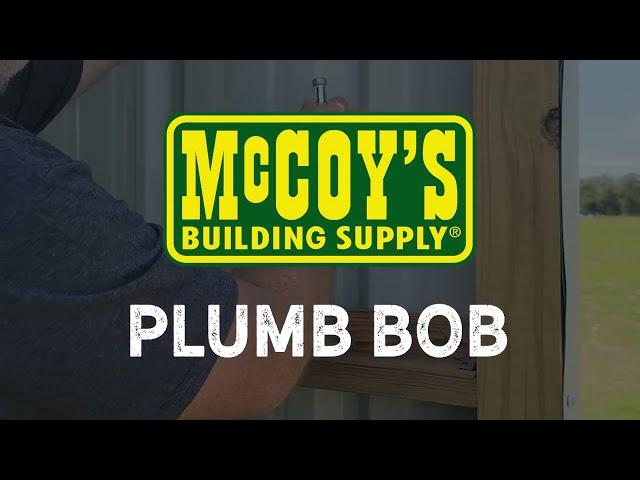 Using a Plumb Bob