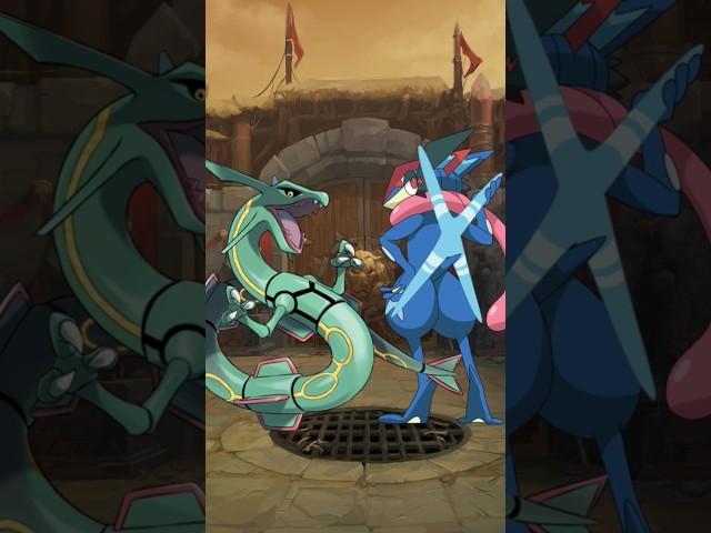 Ash Greninja Vs Legendary Pokemon's || UK LUCARIO || #shorts #pokemon #ashgreninja