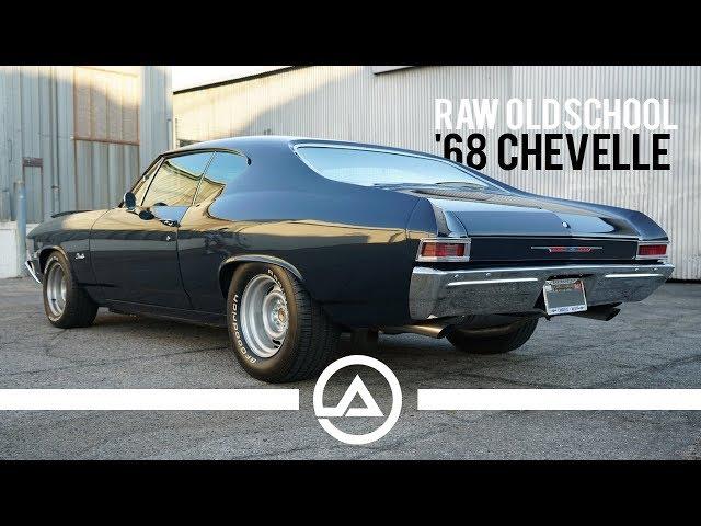 Raw Old School '68 Chevelle Doing Burnouts