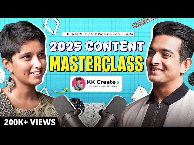 India's Top Storyteller - KK Create On 2025 | YouTube Journey & Content Creation Hacks | TRS