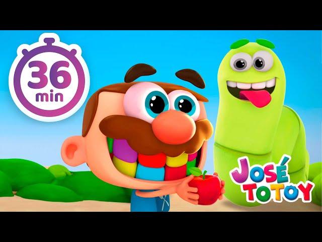 Cuentos Educativos Infantiles - 36 Minutos de Historias de Jose Comelon!!! En Español Completo