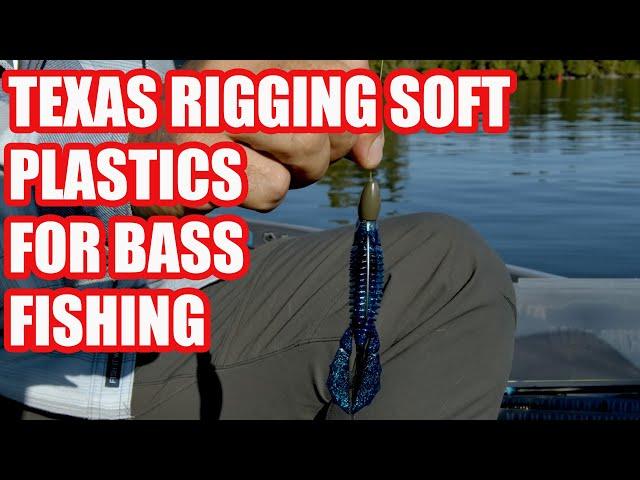 TEXAS RIGGING SOFT PLASTICS FOR BASS FISHING