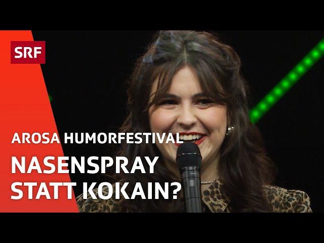 Julia Steiner: Nasenspray statt Kokain? | Comedy | Arosa Humorfestival | SRF