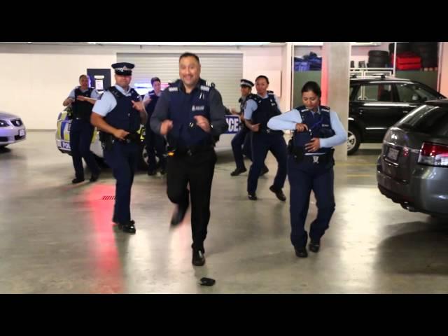 New Zealand Police #runningmanchallenge