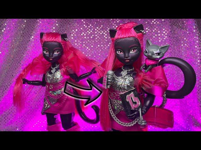 SHE’S PURRFECT!! 🩷 Monster High G3 Catty Noir  Unboxing, Restyle, and Review