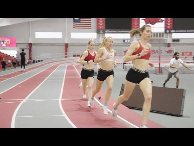 Workout Wednesday: Arkansas Women 3x500/300/200