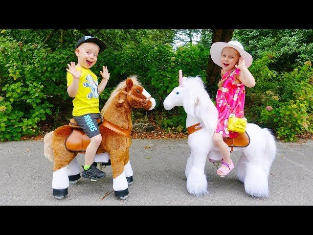 Gaby and Alex Ride on Horse Toy