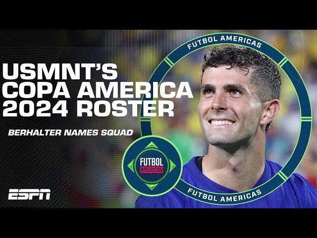 Full USMNT Copa America roster REACTION! Is it better than the 2022 World Cup roster? | ESPN FC