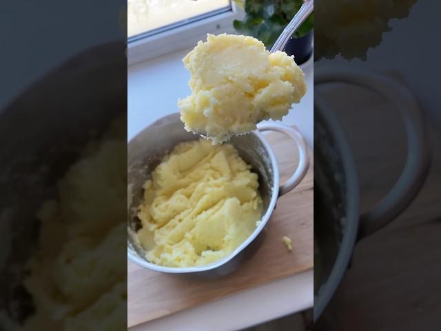 Картофельное пюре быстрый, вкусный рецепт приготовления! #recipes #рецепт #пюре #толченка #картошка