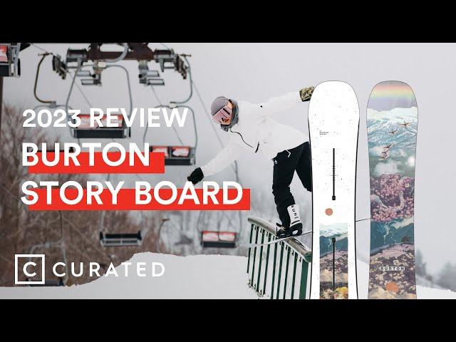 2023 Burton Story Board Snowboard Review (2024 Same Tech; Different Graphic) | Curated