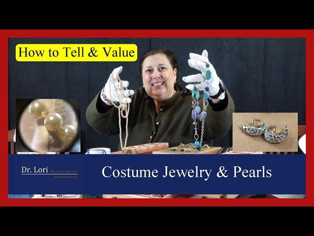 How to Tell and Value Costume Jewelry & Pearls when Thrifting by Dr. Lori