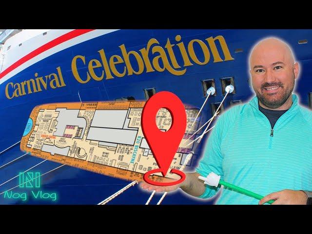 Carnival Celebration Complete Ship Tour (with real-time navigation!)