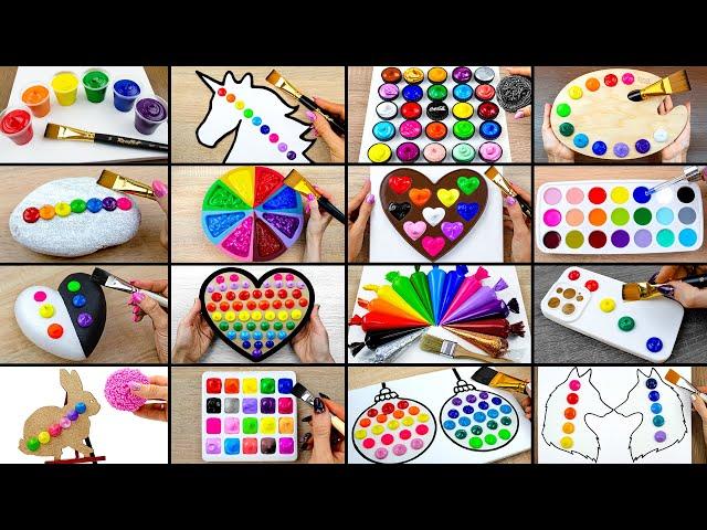 3 HOURS Painting BEST Compilation｜Satisfying & Relaxing ASMR Acrylic Painting