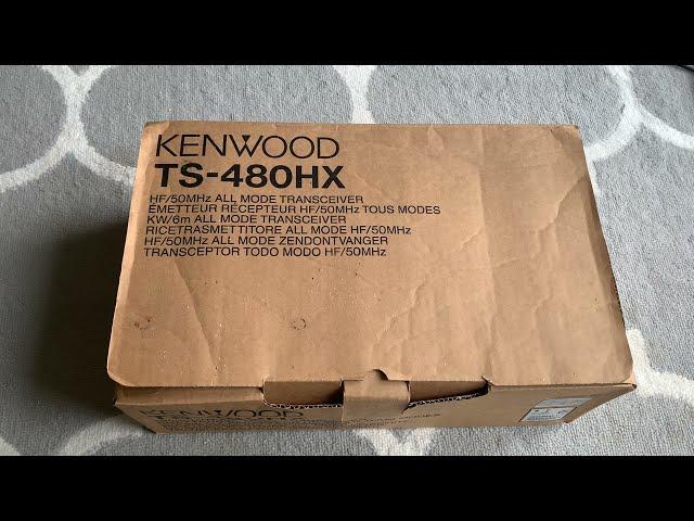 Finally! Unboxing my Kenwood TS-480HX 200W transceiver