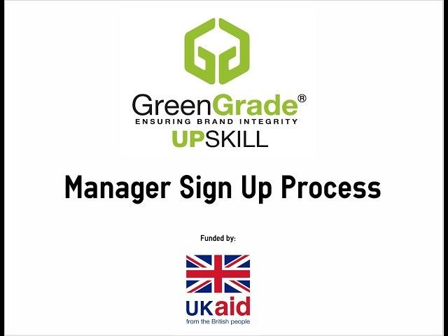 UpSkill Instructional Video - Manager Sign Up Process