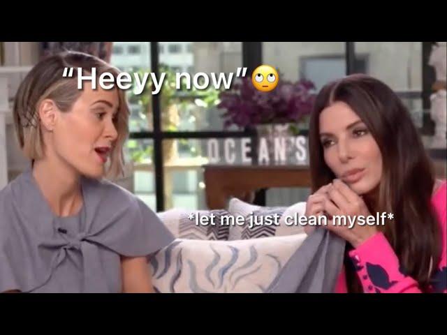 Sarah Paulson and Sandra Bullock being BFF GOALS *they’re hilarious*