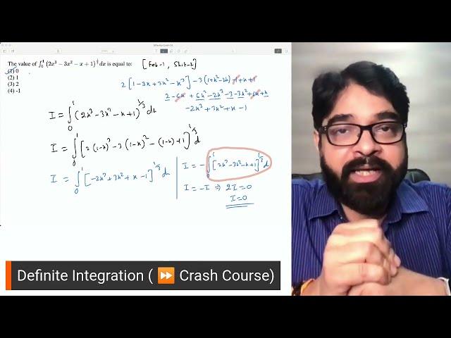 JEE Main 2024 Session 2 Crash Course | Definite Integration Lecture-1