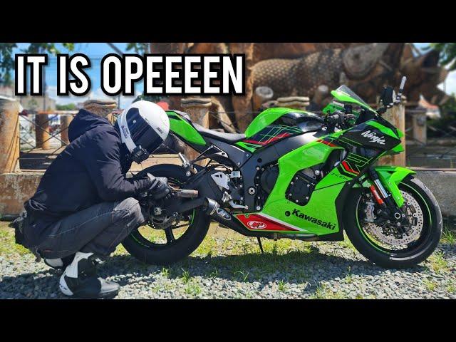 Mas Pinaingay na M4 Exhaust sa ZX10R | Baffle Out