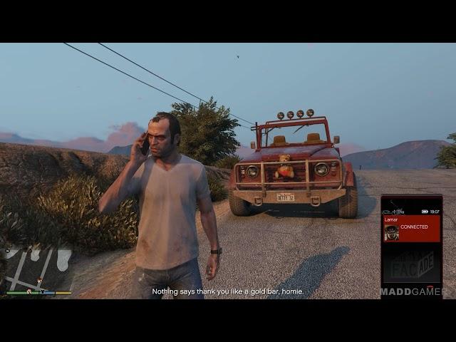 Trevor calls Lamar after The Third Way - GTA 5