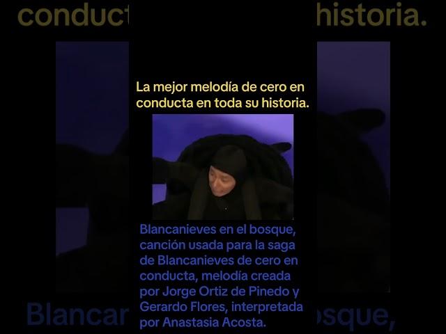 TikTok 4: Blancanieves en el bosque, canción de cero en conducta de la saga de Blancanieves (2001).