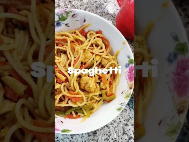 Spaghetti recipe #recipe #simplecooking#cooking #foodshorts #food #fyp #youtubeshorts