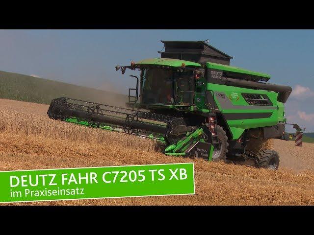 Deutz Fahr C7205 im Einsatz bei Stefan Bamberger