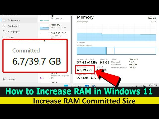 How To Increase RAM in Windows 11 using PowerShell 