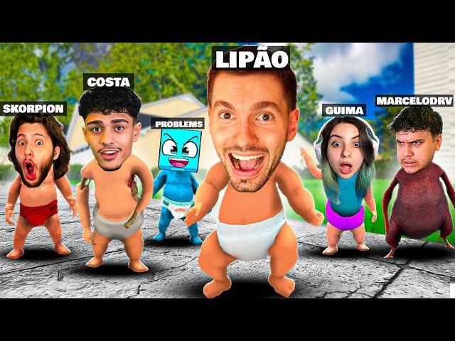 10 YOUTUBERs jogando como BEBÊ (O FILME) - Who’s your daddy 2