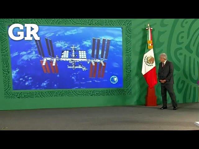 Gritan rusos 'Viva México' desde el espacio