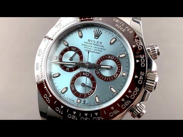 Rolex Daytona Platinum "50th Anniversary" 116506 Rolex Watch Review