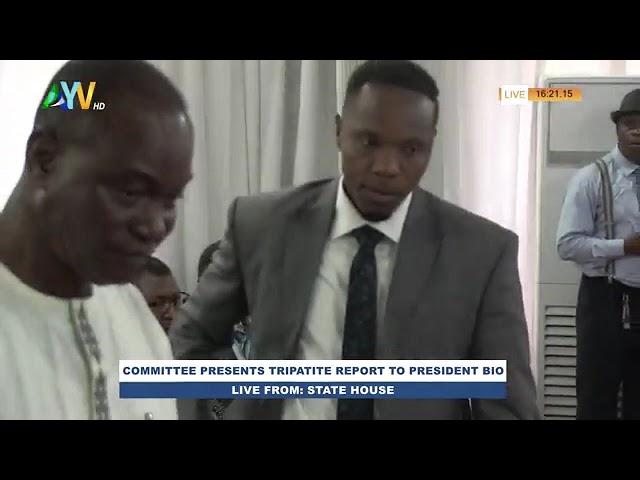 LIVE FROM STATE HOUSE: Tripartite Committee Recommendations...