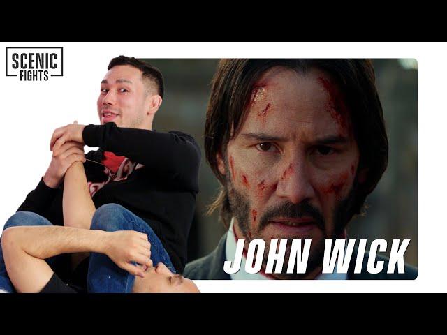 BJJ Black Belt Breaks Down John Wick's Jiu Jitsu & Judo | Scenic Fights