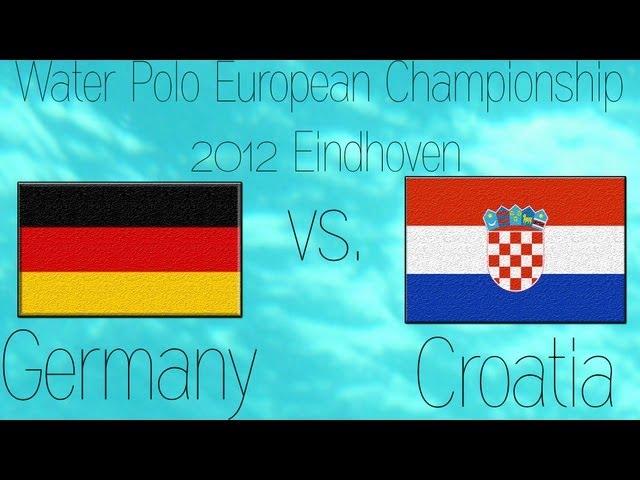 Deutschland vs. Kroatien Wasserball EM 2012 (Men)