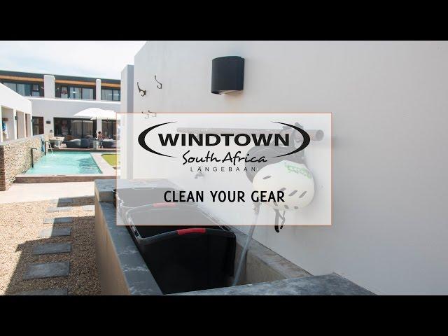 Clean your gear - Windtown Lagoon Hotel 