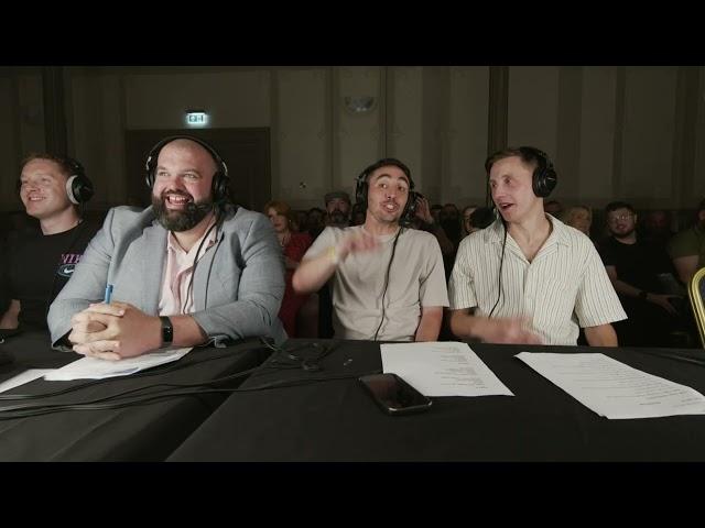 Comedians Boxing  Boyle v Geddis. Ulster Hall 2024. For the amazing Children's Cancer Unit ️ ️