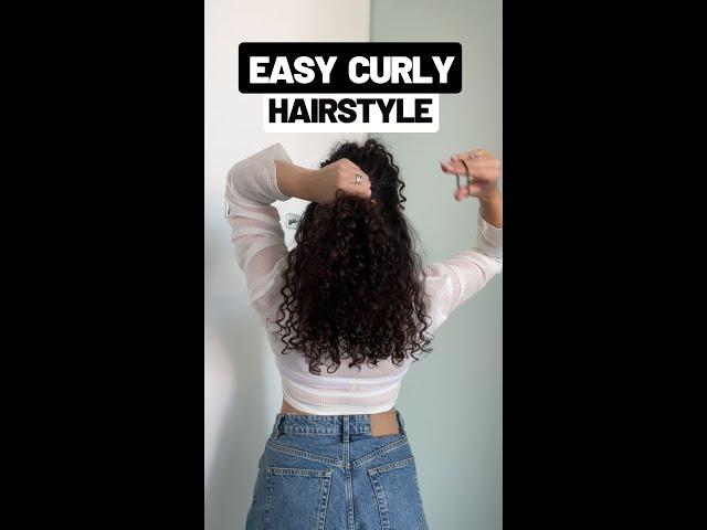 Easy Curly Hairstyle