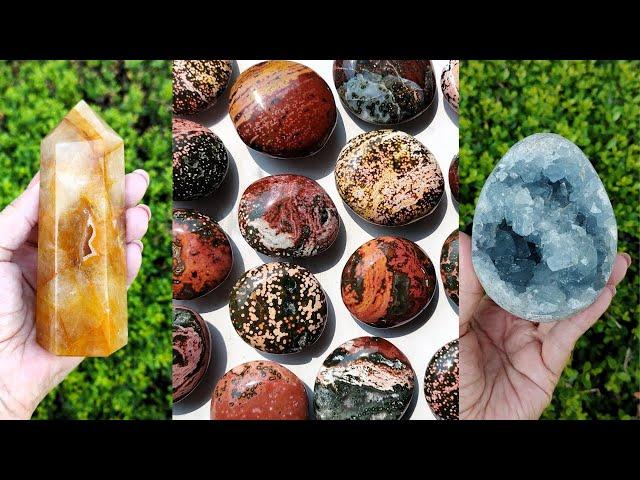 Gorgeous Crystal Unboxing from North Carolina Wholesale Buying Trip! Celestite, Ocean Jasper® & More