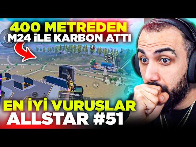 M24 İLE 400 METREDEN KARBON ATTI İMKANSIZ!!  EN İYİ VURUŞLAR ALLSTAR #51 | PUBG MOBILE